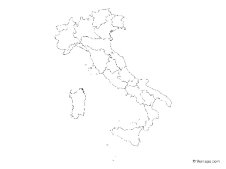 Картинки по запросу контурная карта италии