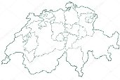 Картинки по запросу контурная карта швейцарии