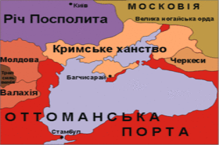 Розташування Кримське Ханство