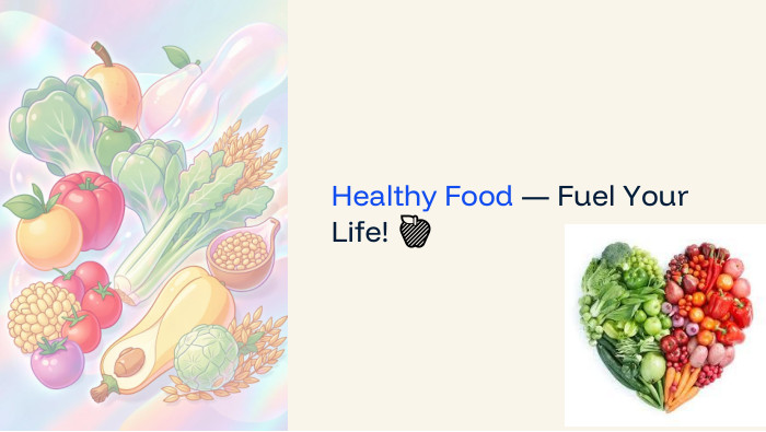 Healthy Food — Fuel Your Life! 🍎