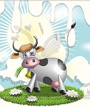 Картинки по запросу Картинка корова и молоко