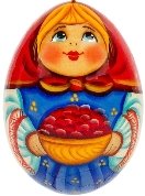 Яйцо пасхальное "Девочка с ягодами" | | St-Petersburg