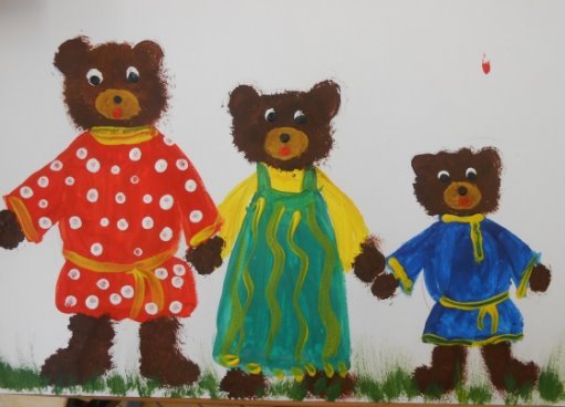 Мастер-класс по рисованию «Три медведя». Воспитателям детских ...