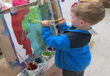 Painting: A Visual Language of Self-Expression | Bing Nursery School