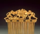 Comb with Scythians in Battle, Late 5th - early 4th century BCE Russia (now Ukraine)
The Hermitage Museum