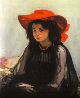 Картинки по запросу дівчина в червоному капелюсі олександр мурашко