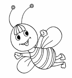 Результат пошуку зображень за запитом "бджілка розмальовка"