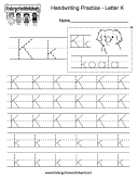 Картинки по запросу letter k worksheets