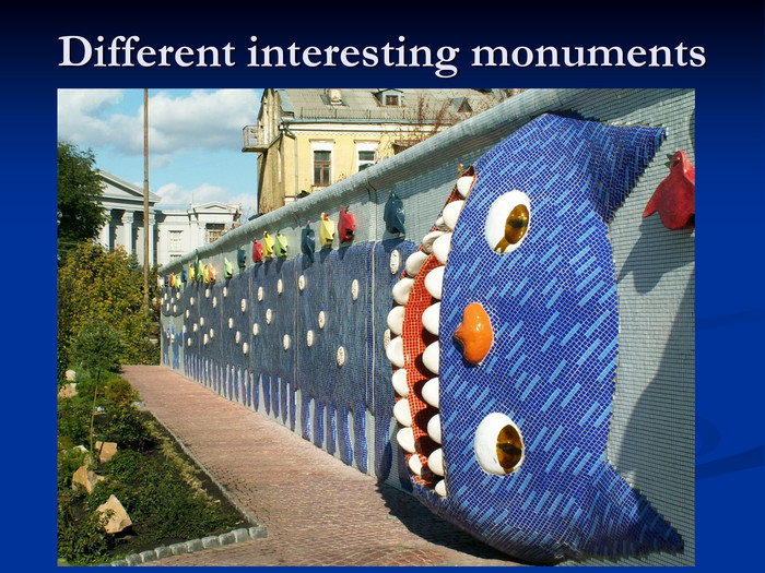 Different interesting monuments 