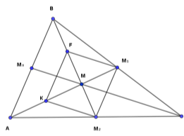 Копия (5) Копия Медіана ділить трикутник на 6 рівновеликих трикутникт