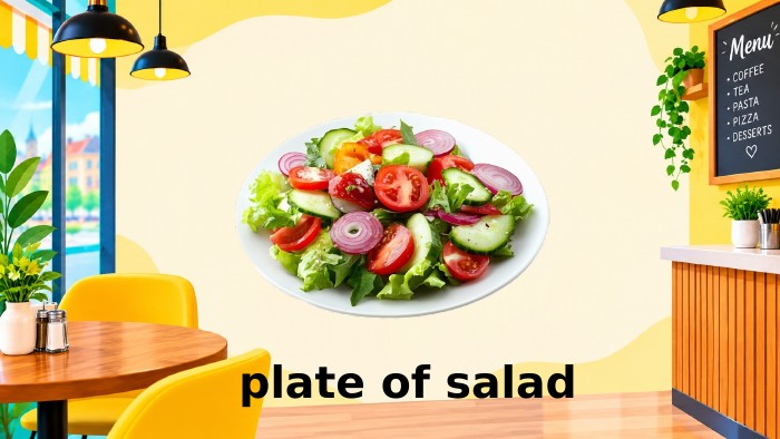 plate of salad