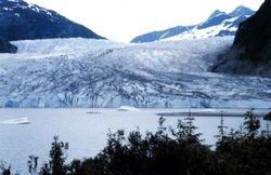 Льодовик Менденхола (Mendenhall) на Алясці
