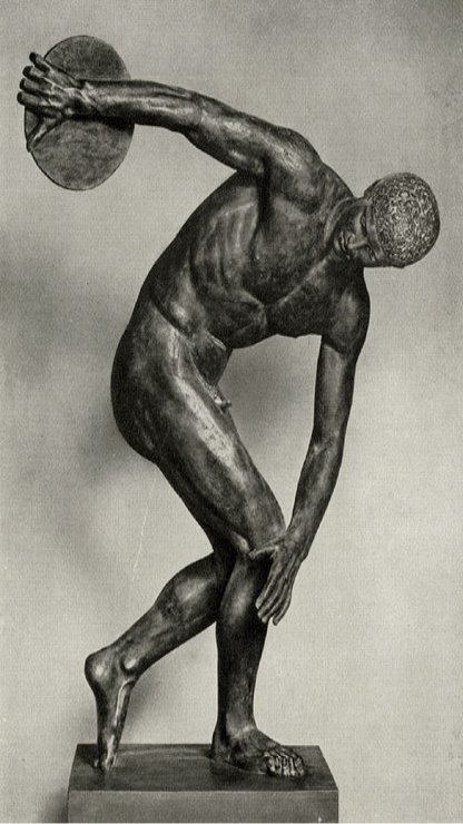 Дискобол - скульптура Мирона
