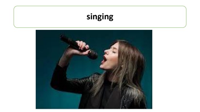 singing