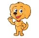 Friendly/cute dog (cartoon/comic style) for Health App Character or mascot  contest design#character#mascot#picked | Cute dog cartoon, Cartoon dog,  Cartoons comics