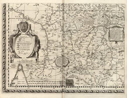 Полонне на мапі Великого князівства Литовського, 1613.jpg