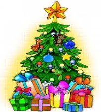 Картинки по запросу "новорічна ялинка з подарунками малюнок"