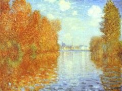 Claude Monet. Autumn at Argenteuil.
