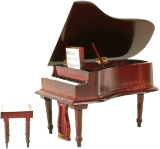 Grand Piano with Stool