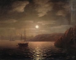 Айвазовський І. К. - Місячна ніч на Чорному морі 1855 47х58.