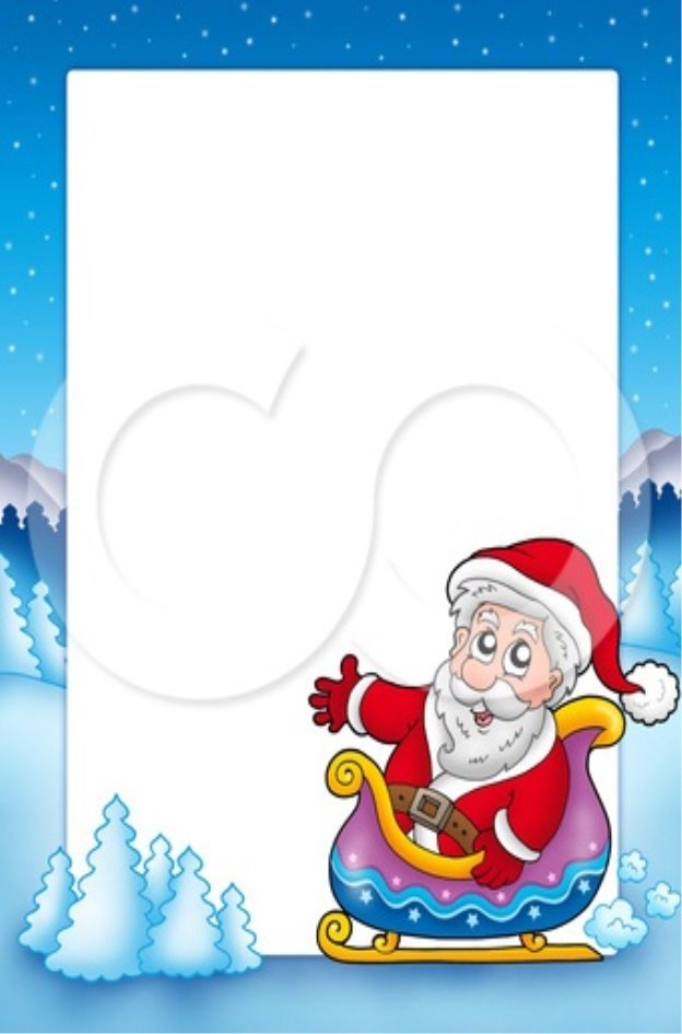 221281-Christmas-Frame-Border-Of-Santa-In-A-Sleigh-With-A-Winter-Landscape-Around-White-Space.jpg