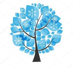 Результат пошуку зображень за запитом "зимове дерево малюнок"