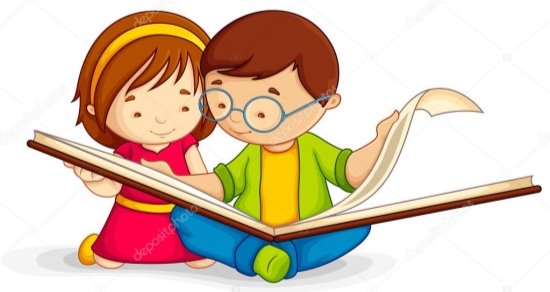 Стокові векторні зображення Діти читають книги | Depositphotos®