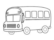 Картинки по запросу автобус раскраска для детей