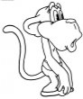 Картинки по запросу розмальовка мавпа