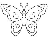 Картинки по запросу розмальовка метелик
