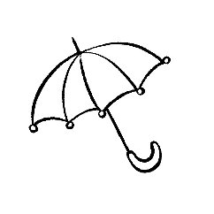 Картинки по запросу розмальовка парасолька