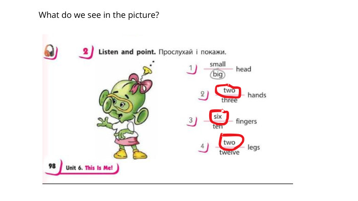 What do we see in the picture? 