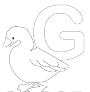 Картинки по запросу letter g goose