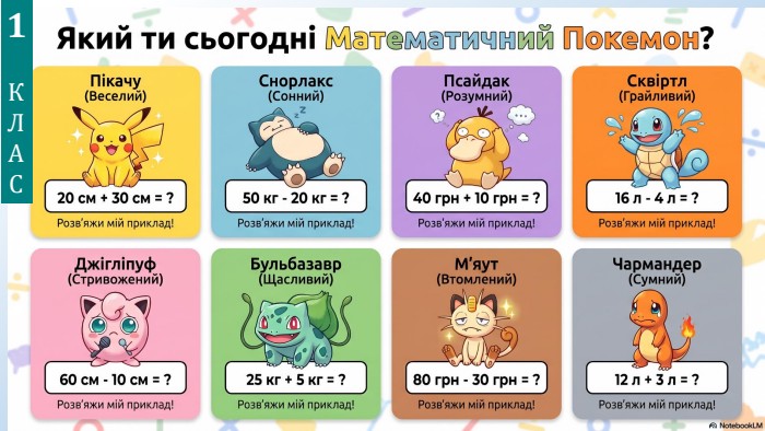 1 КЛАС