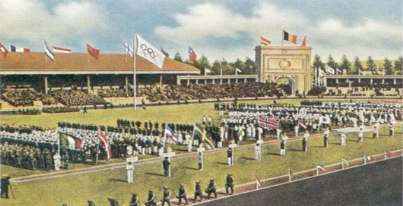 Седьмые Олимпийские игры (Антверпен, Бельгия) 1920 Легкая атлетика на  Олимпийских играх 1896-2016