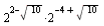 `*`(`^`(2, `+`(2, `-`(sqrt(10)))), `*`(`^`(2, `+`(`-`(4), sqrt(10)))))