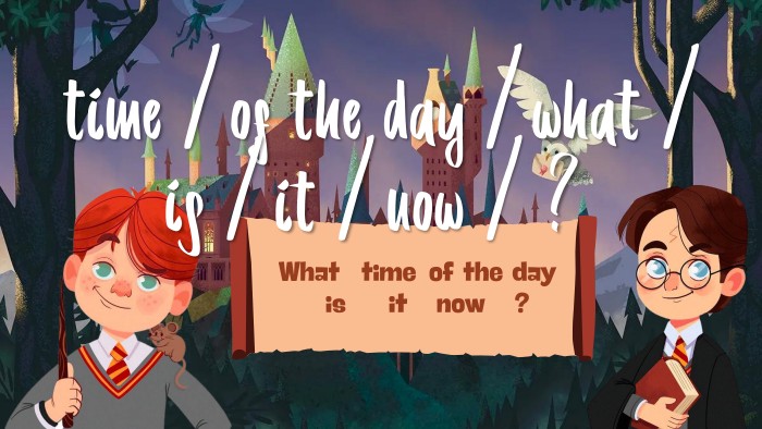 time /of the day /what /Whattimeof the dayis /it /?now /isitnow?