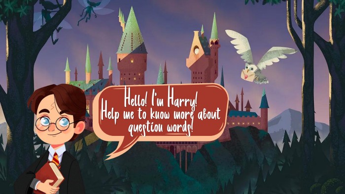 Hello! I'm Harry!Help me to know more about question words!
