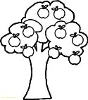 Hurry Apple Tree Coloring Page With Pages Image