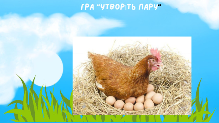 Гра “Утворіть пару”