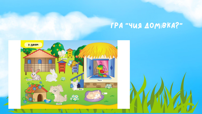 Гра “Чия домівка?”