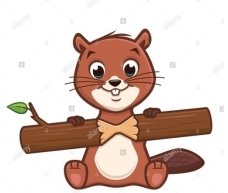 Cartoon Cute Beaver Stock Vector Image & Art - Alamy