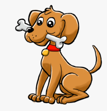 Doggie Wheres Your Bone - Cartoon Dog With Bone, HD Png Download ...