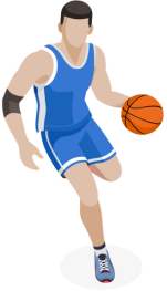 спортсмен, спорт, баскетболист - cкачать бесплатно рендер Спорт на Artage.io