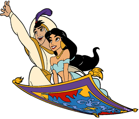 Jasmine and Aladdin on the Magic Carpet Ride | Aladdin and jasmine, Disney  movie characters, Aladdin