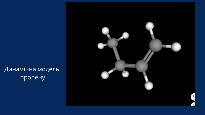 Динамічна модель пропену