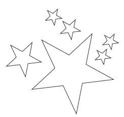 Трафареты звезды скачать бесплатно | Трафареты, Звезда, Художественные  принты