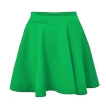 Green Skirt: Amazon.co.uk