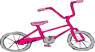 Картинки по запросу pink bike flashcard