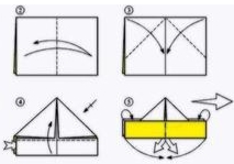 Модульное оригами кораблик схема
